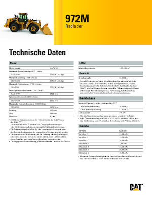 Utovarivači na kotačima Caterpillar 972M