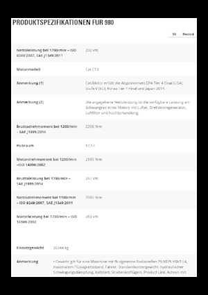 Utovarivači na kotačima Caterpillar 980