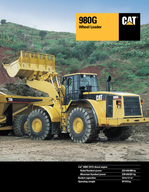 Utovarivači na kotačima Caterpillar 980 G