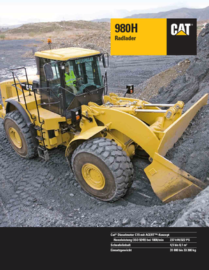 Utovarivači na kotačima Caterpillar 980H