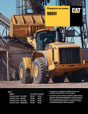 Utovarivači na kotačima Caterpillar 980H
