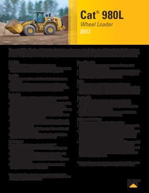 Utovarivači na kotačima Caterpillar 980L
