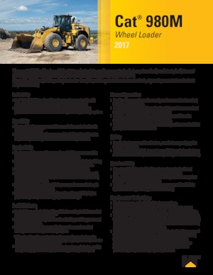 Utovarivači na kotačima Caterpillar 980M