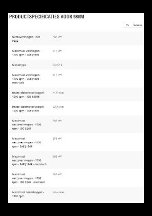Utovarivači na kotačima Caterpillar 980M