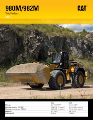 Utovarivači na kotačima Caterpillar 980M