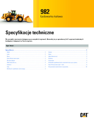 Utovarivači na kotačima Caterpillar 982