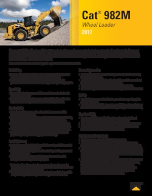 Utovarivači na kotačima Caterpillar 982M