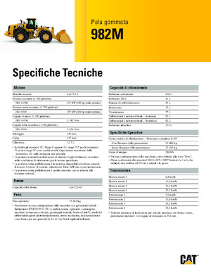 Utovarivači na kotačima Caterpillar 982M