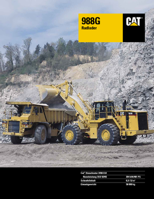 Utovarivači na kotačima Caterpillar 988 G
