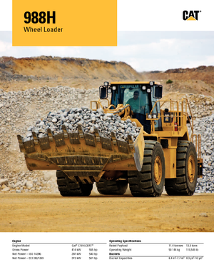 Utovarivači na kotačima Caterpillar 988H