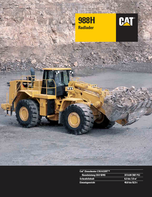 Utovarivači na kotačima Caterpillar 988H