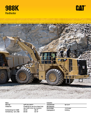 Utovarivači na kotačima Caterpillar 988K