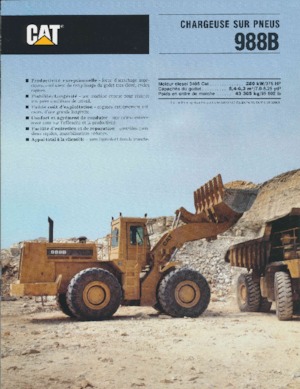 Utovarivači na kotačima Caterpillar 988B