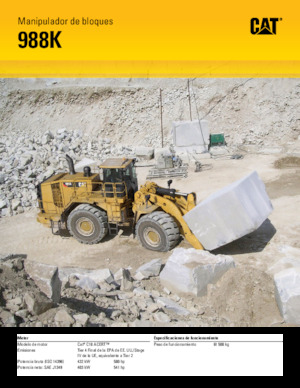 Utovarivači na kotačima Caterpillar 988K