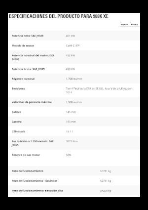 Utovarivači na kotačima Caterpillar 988K XE