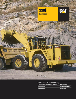 Utovarivači na kotačima Caterpillar 990H