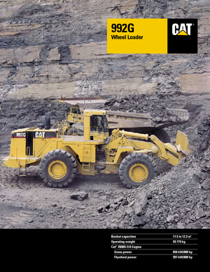 Utovarivači na kotačima Caterpillar 992 G