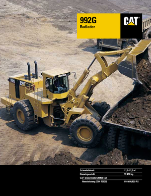 Utovarivači na kotačima Caterpillar 992 G