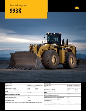 Utovarivači na kotačima Caterpillar 993K