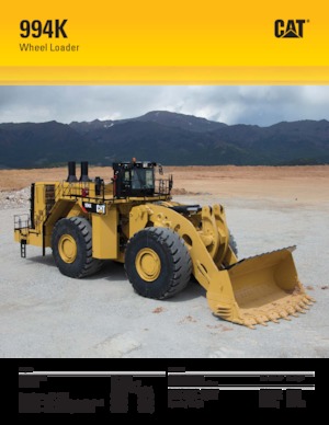 Utovarivači na kotačima Caterpillar 994K