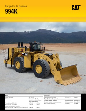 Utovarivači na kotačima Caterpillar 994K