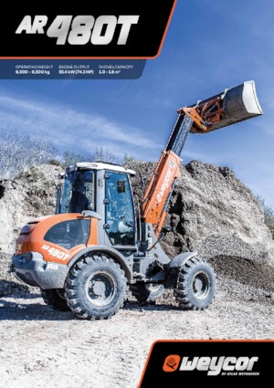 Utovarivači na kotačima weycor AR 480 T