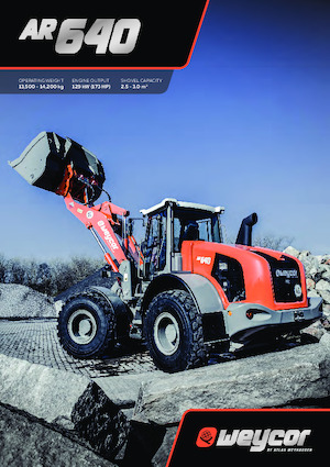 Utovarivači na kotačima weycor AR 640