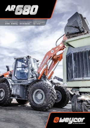 Utovarivači na kotačima weycor AR 680