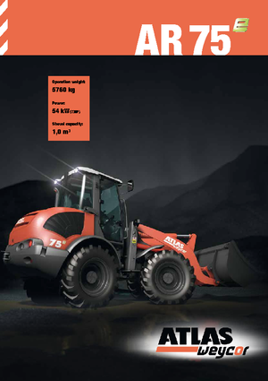 Utovarivači na kotačima Atlas-weycor AR 75 e