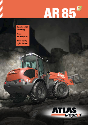 Utovarivači na kotačima Atlas AR 85 E