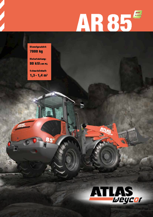 Utovarivači na kotačima Atlas AR 85 E