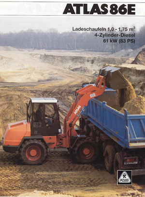Utovarivači na kotačima Atlas AR 86 E