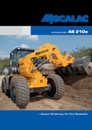 Utovarivači na kotačima Mecalac AS210e