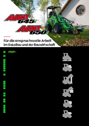 Utovarivači na kotačima Avant Tecno Avant 650