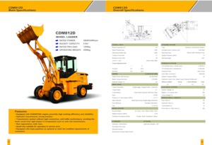 Utovarivači na kotačima Lonking CDM858