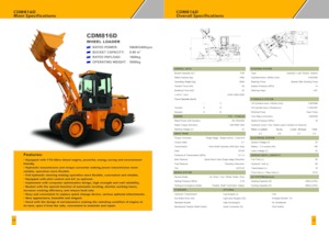 Utovarivači na kotačima Lonking CDM816D