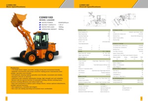 Utovarivači na kotačima Lonking CDM818D