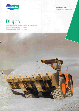 Utovarivači na kotačima Doosan DL 400