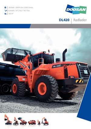 Utovarivači na kotačima Doosan DL420-3