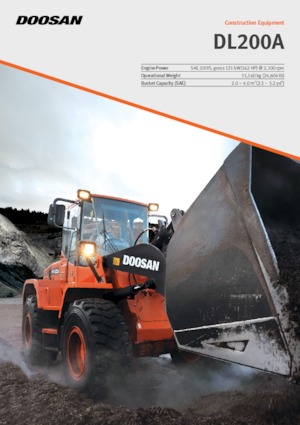 Utovarivači na kotačima Doosan DL200A
