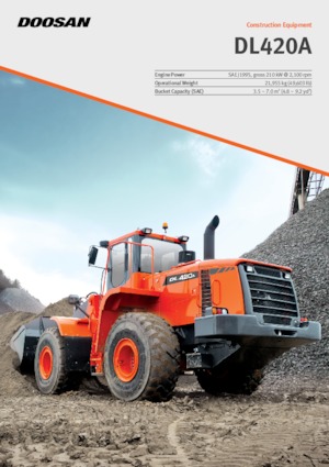 Utovarivači na kotačima Doosan DL420A