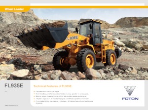 Utovarivači na kotačima Foton Lovol FL935E-II