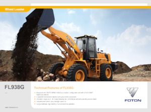 Utovarivači na kotačima Foton Lovol FL938G-II