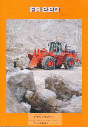 Utovarivači na kotačima Fiat-Hitachi FR 220