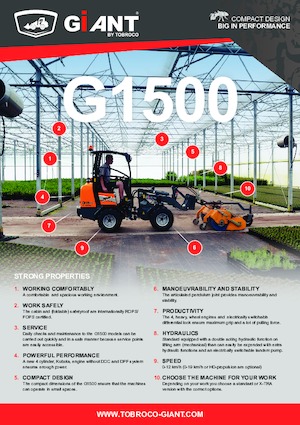 Utovarivači na kotačima Giant G1500