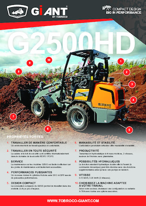 Utovarivači na kotačima Giant G2500 X-tra HD