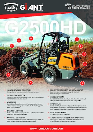 Utovarivači na kotačima Giant G2500 X-tra HD