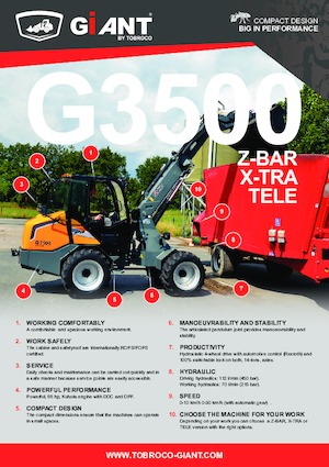 Utovarivači na kotačima Giant G3500 Tele