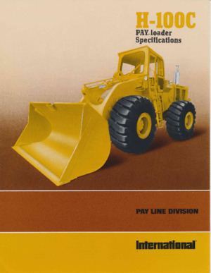 Utovarivači na kotačima International Harvester H-100C