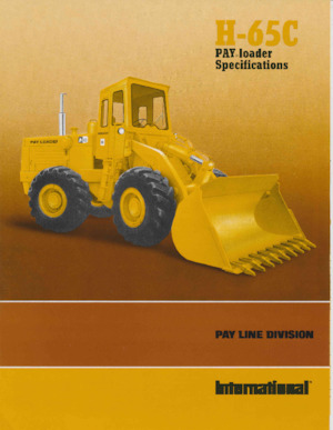 Utovarivači na kotačima International Harvester H-65C